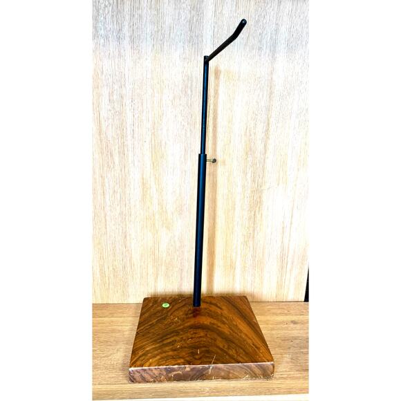 “J” Custom Steel & Wood Retail Display Stand – Adjustable Height - Picture 1 of 5